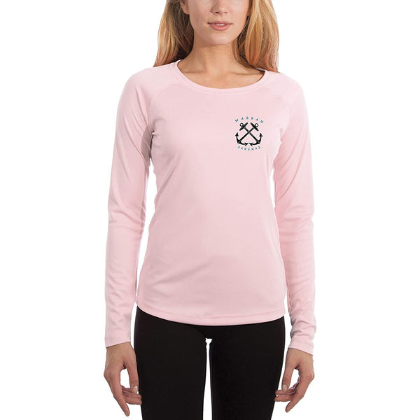Ladies SPF-50 Performance Shirt - Pink Raging Tuna, M