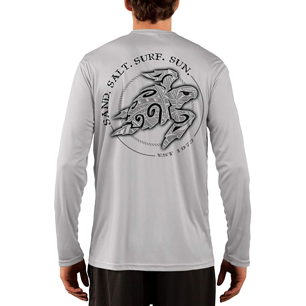 Palmyth Men's Fishing Shirt Short Sleeve Sun Protection UV UPF 50 SPF T- Shirt 