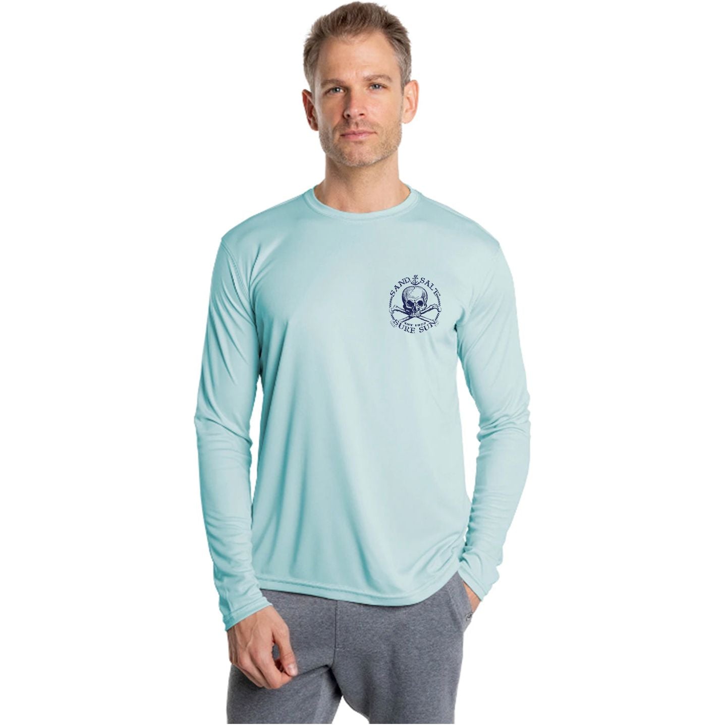 Marlin Fishing Shirt for Men Long Sleeve Sun Protection UV UPF 30+ T-shirts TTS0061 Long Sleeves UPF / S